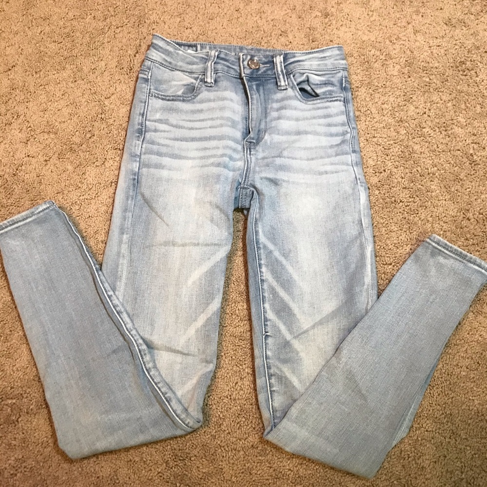 hi rise jeggings
